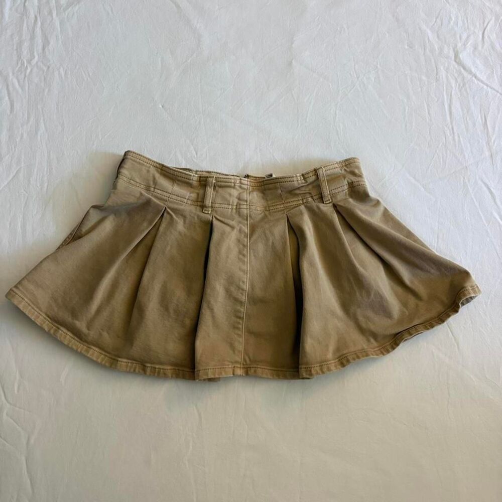 American-eagle Women's Tan and Cream Skirt